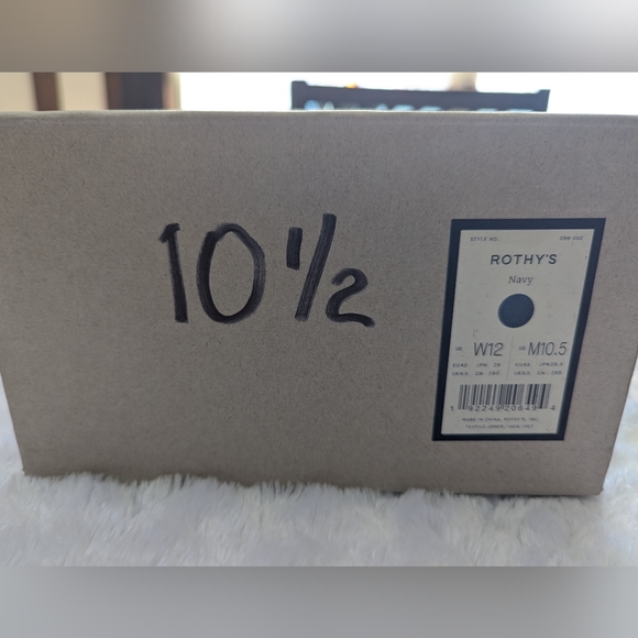 NWT/NIB Rothys Men's RS01 Navy Sneakers - Picture 2 of 10